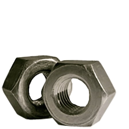 Heavy Hex Nut, 3/8-16, Steel, Grade A, Plain, 23/64 In Ht, 1500 PK